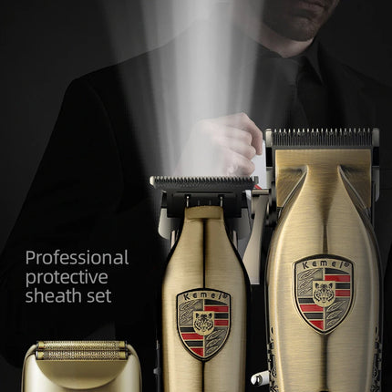 Hair Clippers Set Cordless USB Rechargeable Electric Barber