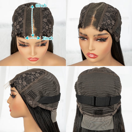 Perruque cheveux humains vietnamiens – 16A double drawn, HD Lace
