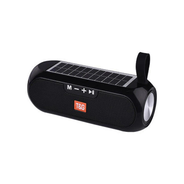 Solar FM Radio Bluetooth Speaker – Portable HiFi Bass