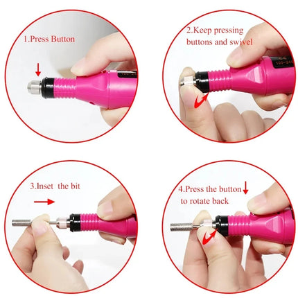 Gel Nail Polish Kit with UV Lamp & Electric Nail Drill – Complete Manicure Set