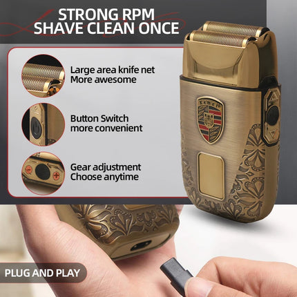 Hair Clippers Set Cordless USB Rechargeable Electric Barber