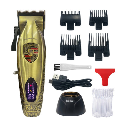 Hair Clippers Set Cordless USB Rechargeable Electric Barber