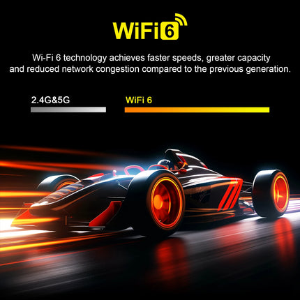 H96 MAX Android 14 TV Box 4K WiFi 6 BT5.4 avec commande vocale