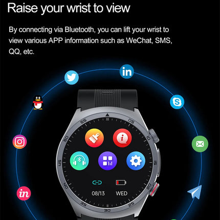 Watches Air Pump Airbag Accurate Measure Smart Watch Men Micro Physical Examination BloodPressure Sport SmartWatch