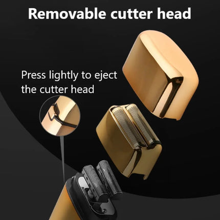 Kemei Tx1 Full Metal Electric Shaver for Men Rechargeable