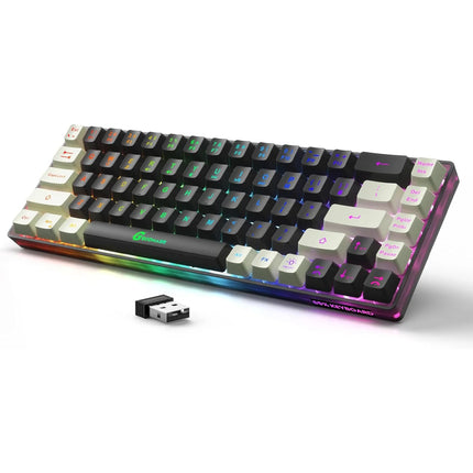 Wireless Gaming Keyboard 68 Keys – Backlit & Rechargeable