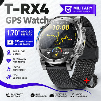 T-RX4 Ultra GPS Smart Watch