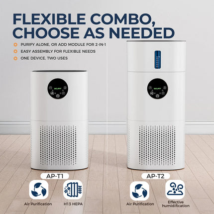 H13 HEPA Air Purifier & Humidifier – Allergy & Pet Friendly