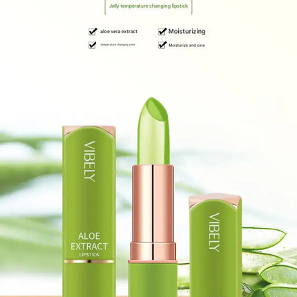 VIBELY – Baume à Lèvres 7 Couleurs Changeantes à l’Aloe Vera