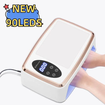 Lampe UV/LED 90 LEDs – Pour tous vernis gel, grand espace