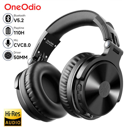 DIBELLAY Pro-C – Casque Bluetooth 5.2 Over-Ear Hi-Res avec Micro, 110H