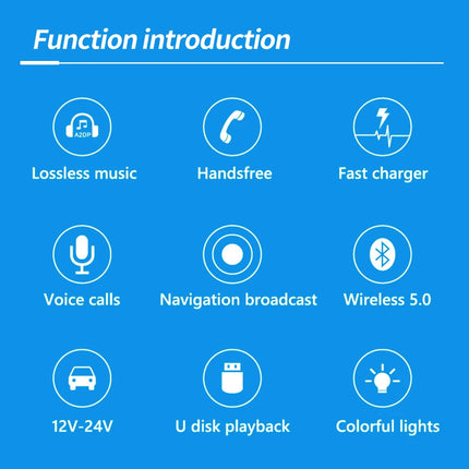 Car Bluetooth 5.0 FM Transmitter Handsfree