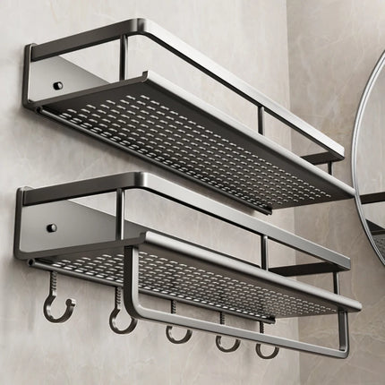 Aluminum Bathroom Wall Rack