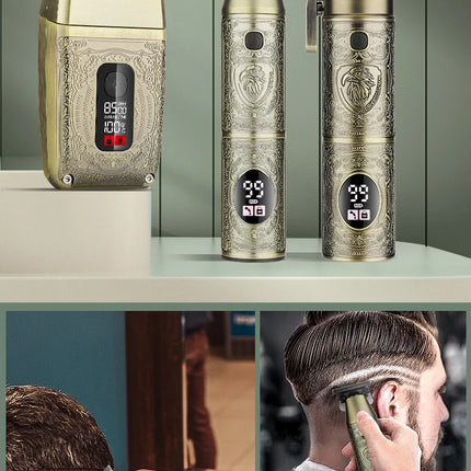 Professional Hair Clipper Electric Shaver Rechargeable