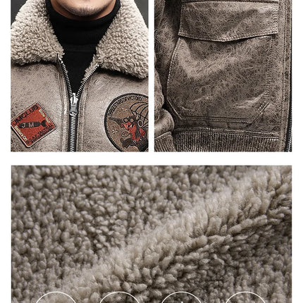 DIBELLAY Men's  Jacket Short Bomber Coat
