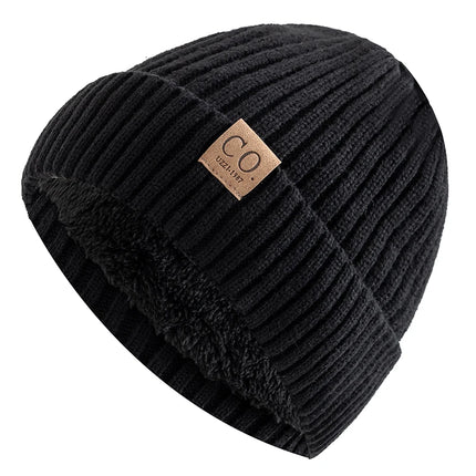 Unisex Two-Tone Fleece-Lined Beanie