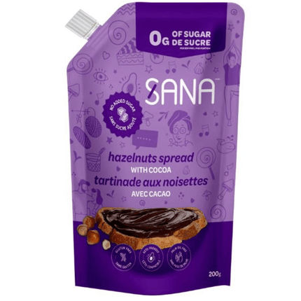 Sana NO SUGAR ADDED CREAMY SPREADS, 200g