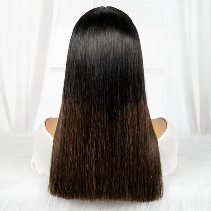 Perruque cheveux humains vietnamiens – 16A double drawn, HD Lace