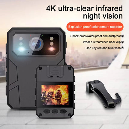 Mini Caméra 2K/4K – Body Cam & Caméra Sport, Enregistrement Vidéo HD