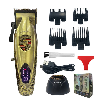 Hair Clippers Set Cordless USB Rechargeable Electric Barber