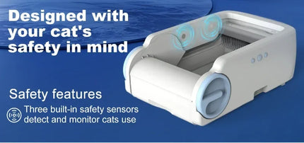 RUTI Smart Automatic Self-Cleaning Cat Litter Box WiFi