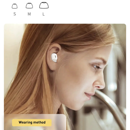 DIBELLAY Bowie WM01 TWS Bluetooth 5.3 Wireless Earbuds for iOS & Android”