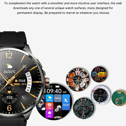 DIBELLAY 5G/4G Smartwatch – 1.95" AMOLED, 8GB+128GB, 900W Camera, GPS, WiFi, Android 9.0, 2100mAh