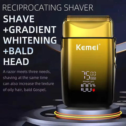 Kemei KM-TX10 Electric Shaver Rechargeable Hair