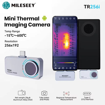 MILESEEY TR256i Thermal Camera 256×192 for Android/iPhone