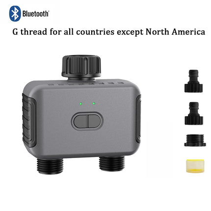 Zigbee/Bluetooth Smart Water Timer Dual Hose Irrigation Controller IPX5