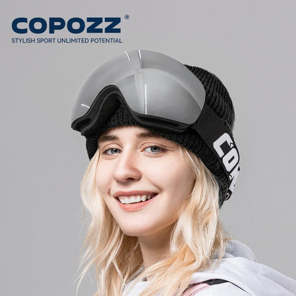 Frameless Anti-Fog Ski Goggles UV400 for Men & Women
