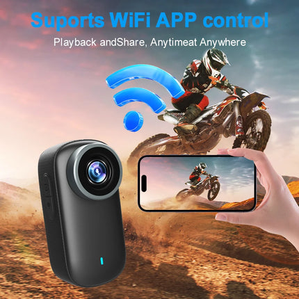 Dibellay 4K Mini Action Cam – Waterproof WiFi Sport Camera