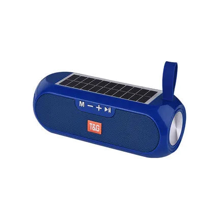 Solar FM Radio Bluetooth Speaker – Portable HiFi Bass