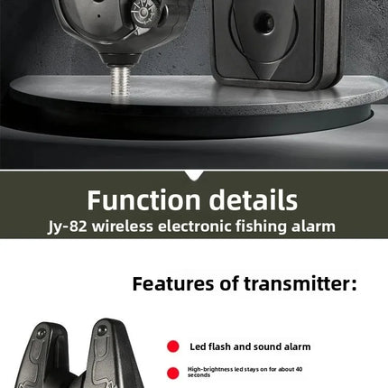 RUTI Wireless Fishing Bite Alarm Waterproof JY-82