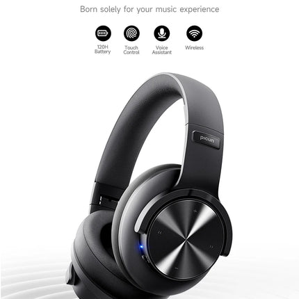 DIBELLAY B8 – Casque Bluetooth Over-Ear 120H, 3EQ, Appels Main-Libre, Faible Latence
