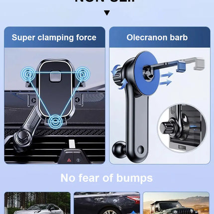 Car Phone Holder Gravity GPS Support