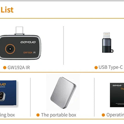 GW192A Thermal Imaging Camera for iPhone & Android