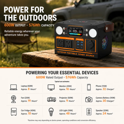 Station électrique portable 400 W
