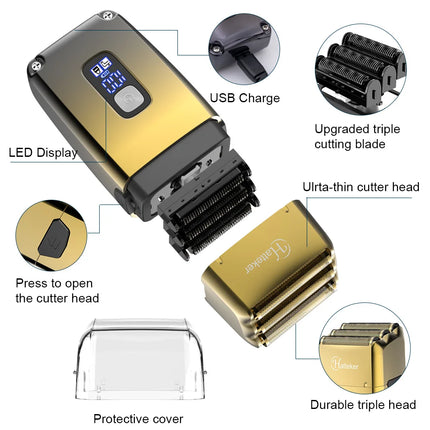 Hatteker Triple Foil Shaver