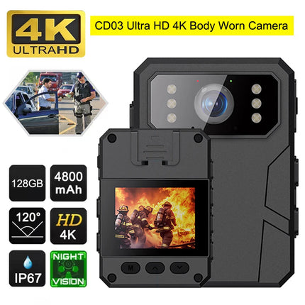 Mini Caméra 2K/4K – Body Cam & Caméra Sport, Enregistrement Vidéo HD