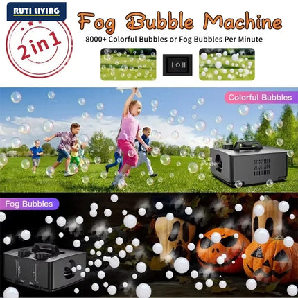 Fog Bubble Machine for Parties & Events