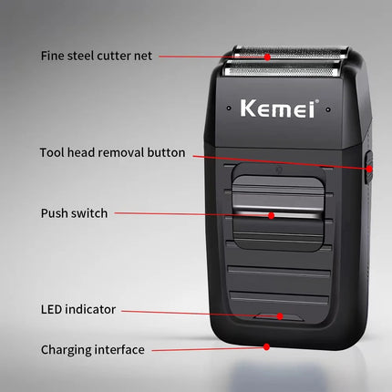 Rechargeable Cordless Shaver for Men
