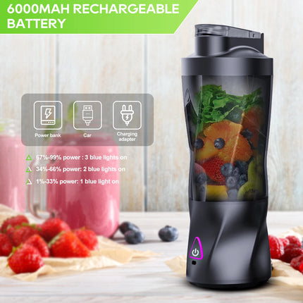 700ML Rechargeable Juicer Cup – Portable Smoothie Blender