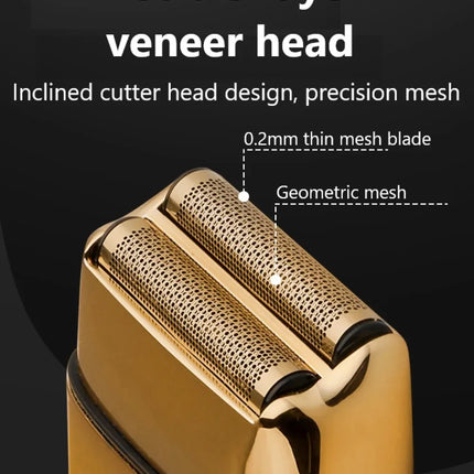 Kemei Tx1 Full Metal Electric Shaver for Men Rechargeable