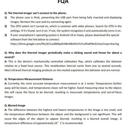 TOOLTOP T7 Thermal Imager 256×192 Android Type-C 25Hz