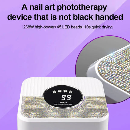 45 LED UV Nail Lamp – High Power Nail Dryer with LCD Smart Screen