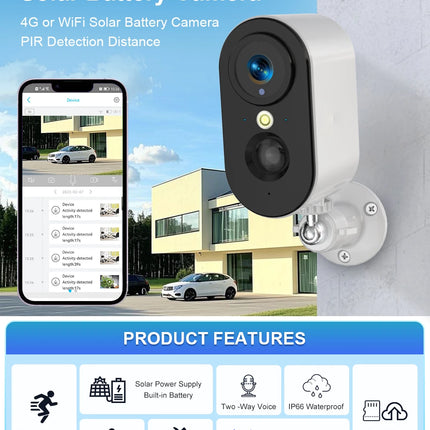 Ubox Security Camera Wireless Outdoor 2K Battery