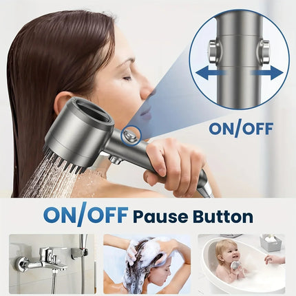 Filtered Handheld Shower Head 3 Spray Modes