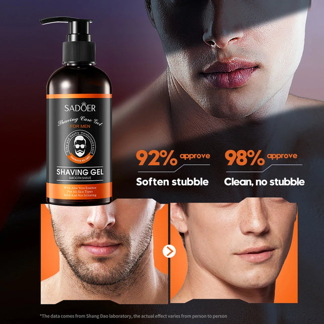“Men’s Shaving Mousse & Gel – Smooth, Gentle, Non-Irritating”