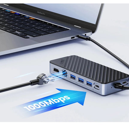 Boîtier SSD ORICO M.2 & Station d’accueil USB-C – 10Gbps, HDMI 4K, PD100W
